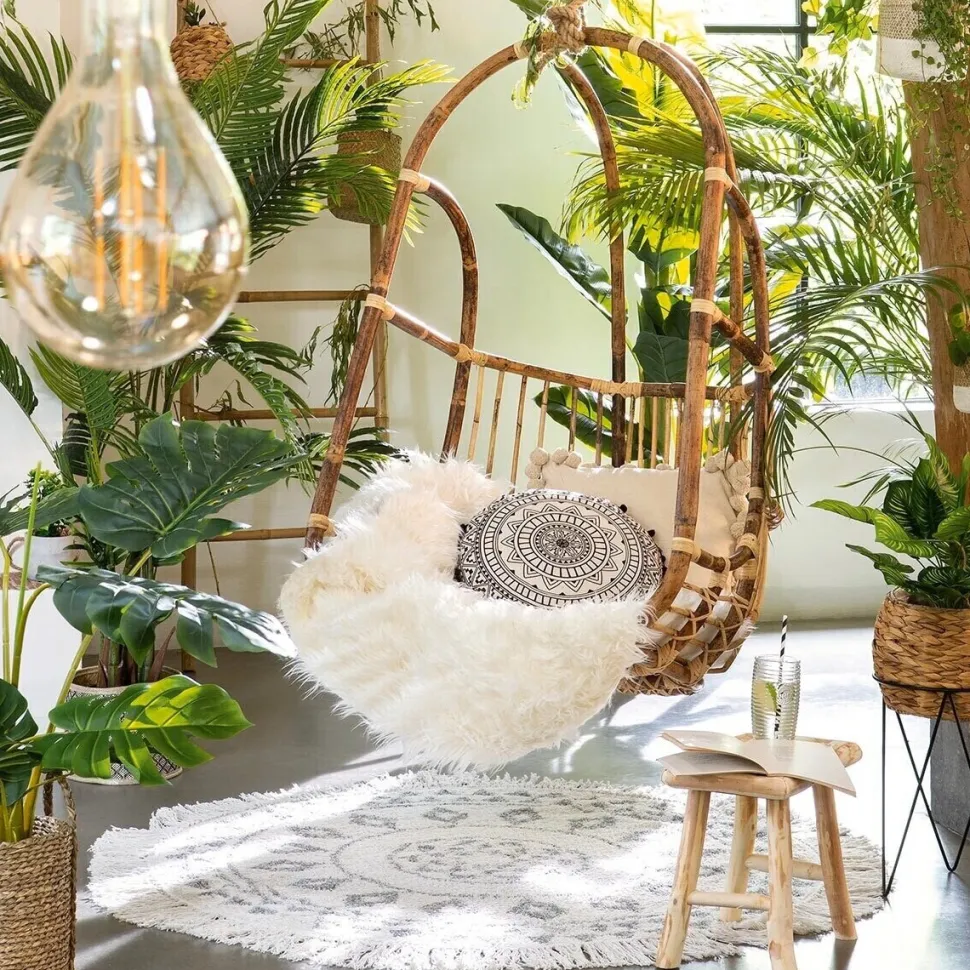 Dywan Etnik czarno-beżowy