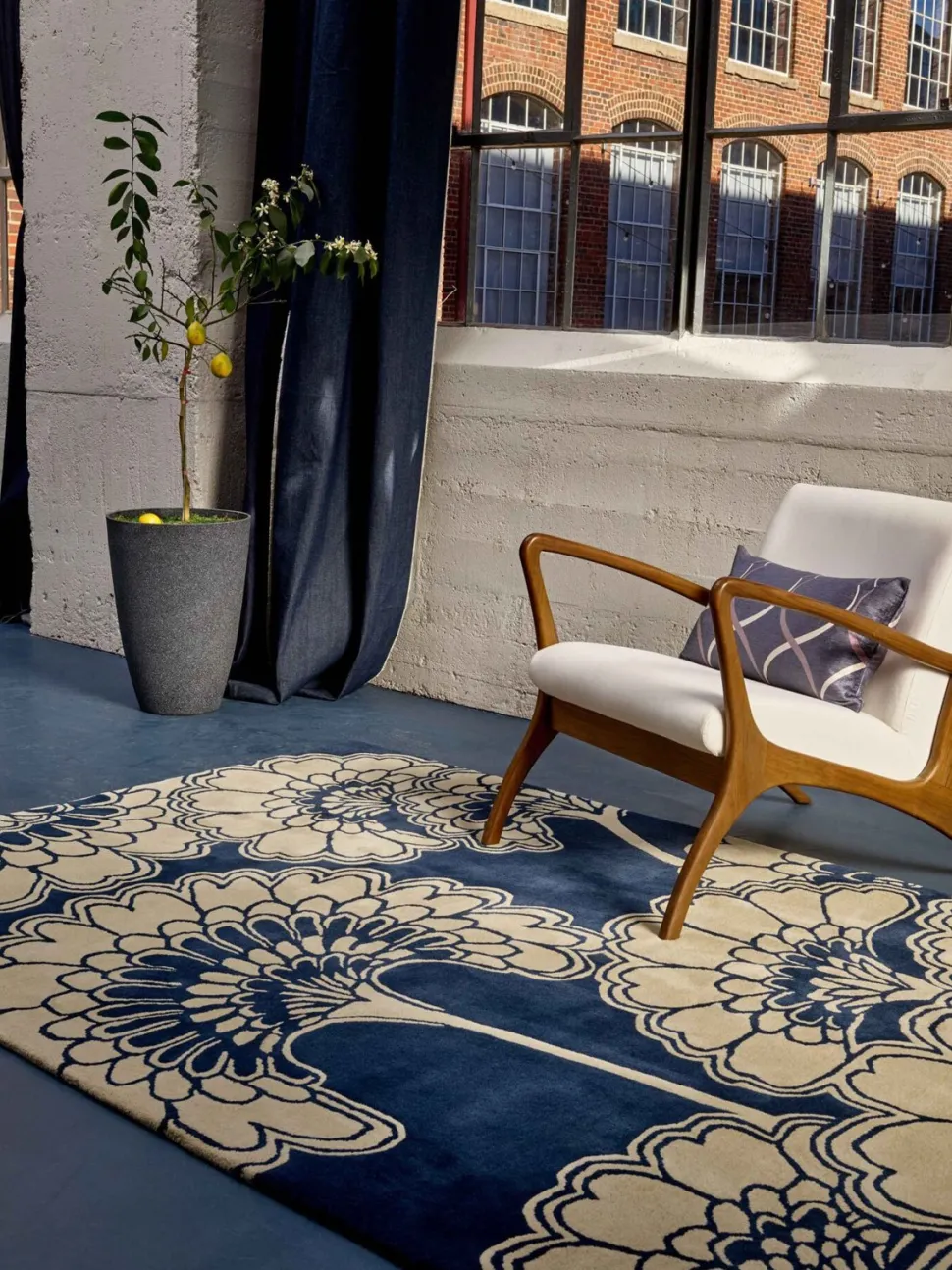 Dywan Japanese Floral Midnight 200x280cm