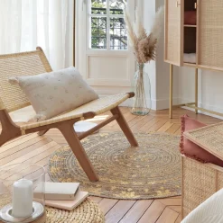 Dywan jutowy Gold shine 115cm