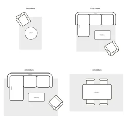 Dywan Marble niebieski 170x240cm