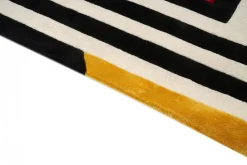 Dywan Maze Black 200 x 300 cm Handmade