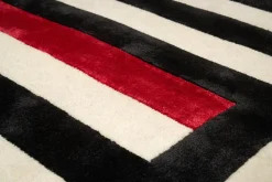 Dywan Maze Black 200 x 300 cm Handmade