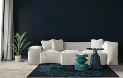 Dywan Ornament  Blue 160x230 Carpet Decor Magic Home Print