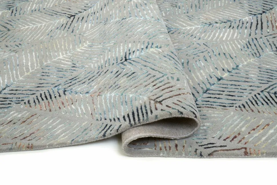 Dywan Palms Grey 200x300 Carpet Decor Handmade Collection