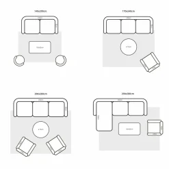Dywan Redbrook Duck Egg Round 200x200cm
