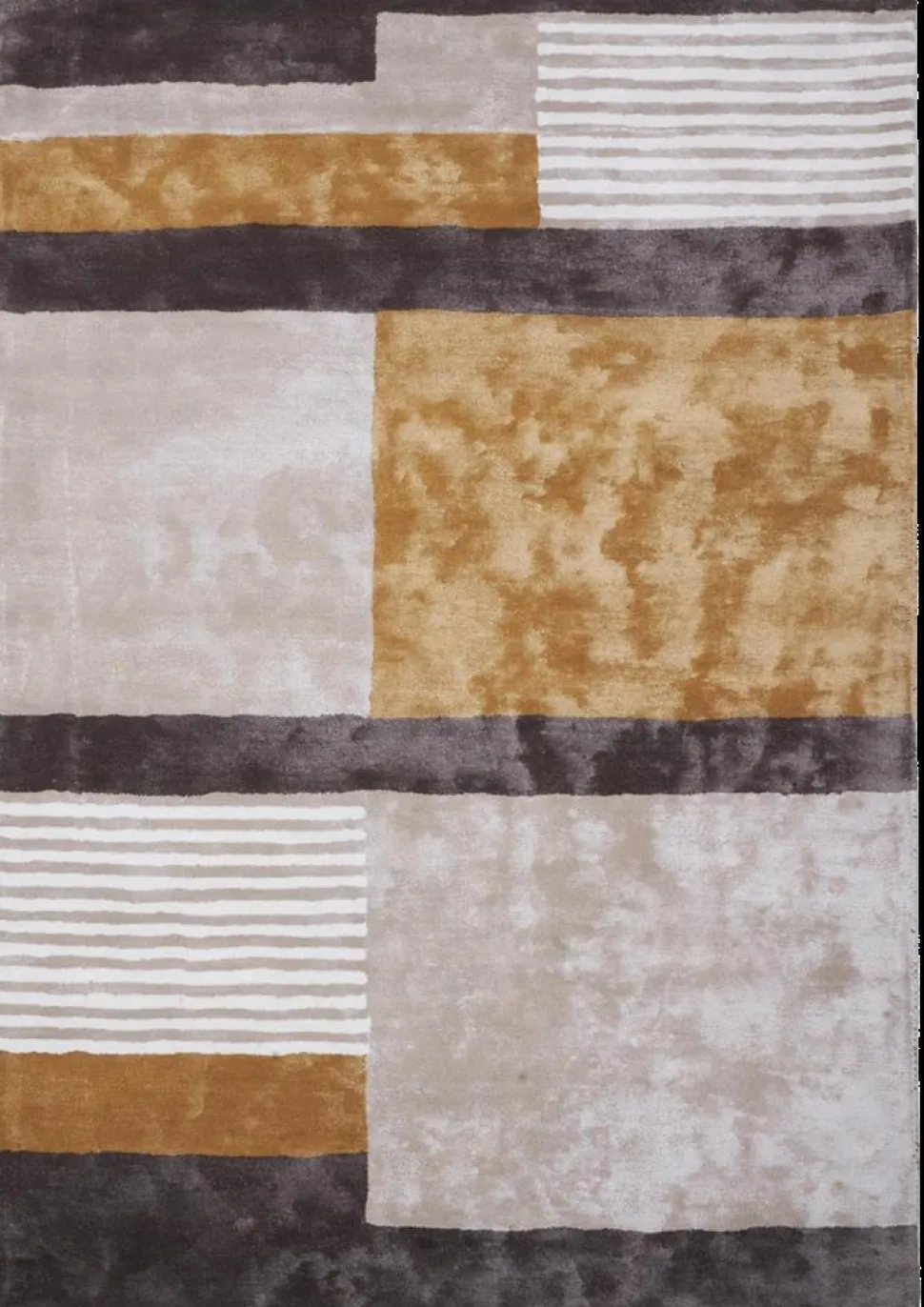 Dywan Retro Yellow 200x300 Carpet Decor Handmade Collection