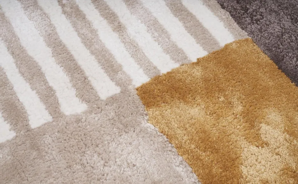 Dywan Retro Yellow 200x300 Carpet Decor Handmade Collection