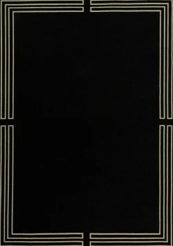 Dywan Royal Black 200x300 Art deco