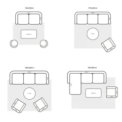 Dywan Shaggy Dots beżowy 170x240cm