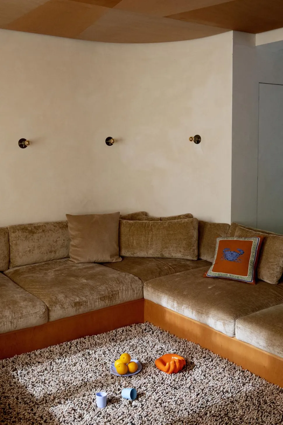 Dywan Shaggy Rocks brązowy 250x350cm