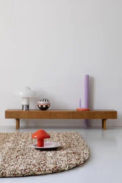 Dywan Shaggy Rocks pomarańczowo-zielony