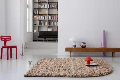 Dywan Shaggy Rocks pomarańczowo-zielony