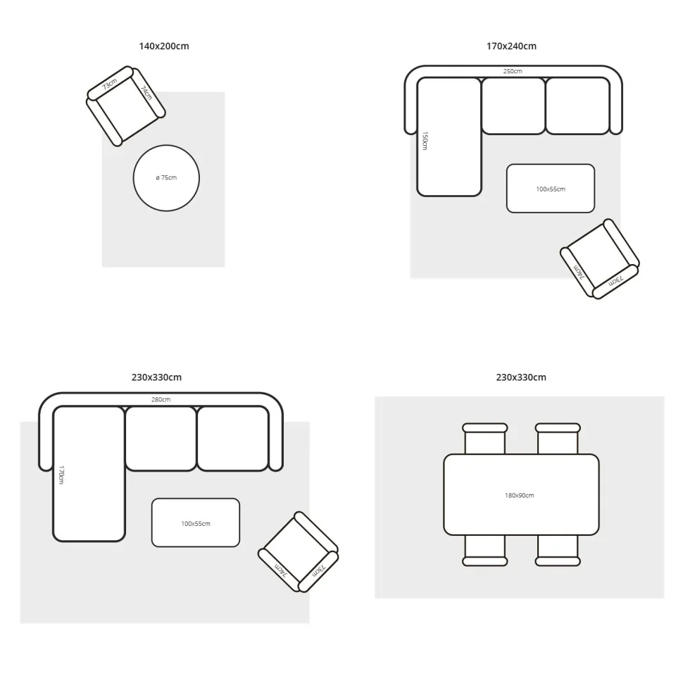 Dywan Slub Mist 170x240cm