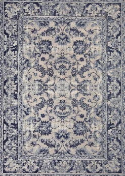Dywan Tebriz Antique Blue Carpet Decor Magic Home