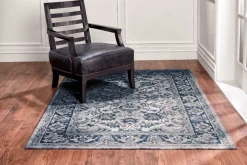 Dywan Tebriz Antique Blue Carpet Decor Magic Home