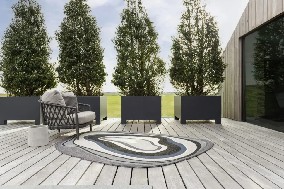 Dywan zewnętrzny Aura szary 200x280cm