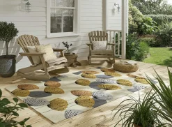 Dywan zewnętrzny Dandelion Clocks ochre 160x230cm