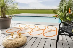 Dywan zewnętrzny Giant Linear Stem Persimmon 250x350cm