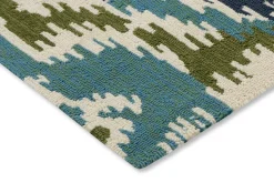 Dywan zewnętrzny Ixora Emerald Palm Chartreuse 250x350cm