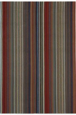 Dywan zewnętrzny Spectro Stripes Teal Sedonia Rust 200x280cm