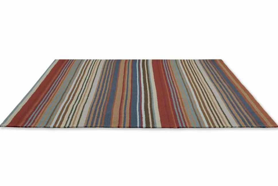 Dywan zewnętrzny Spectro Stripes Teal Sedonia Rust 200x280cm