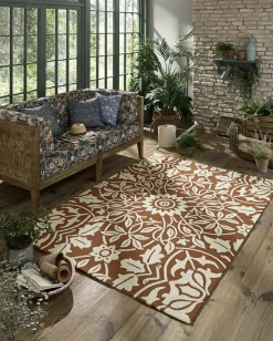 Dywan zewnętrzny St. James Ceiling brązowy 250x350cm