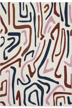 Dywan zewnętrzny Synchronic Orchid Brazilian Rosewood Origami 160x230cm