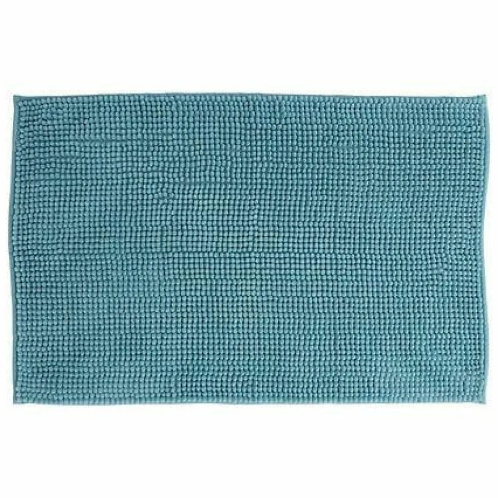 Dywanik łazienkowy Chenille 80x50cm niebieski