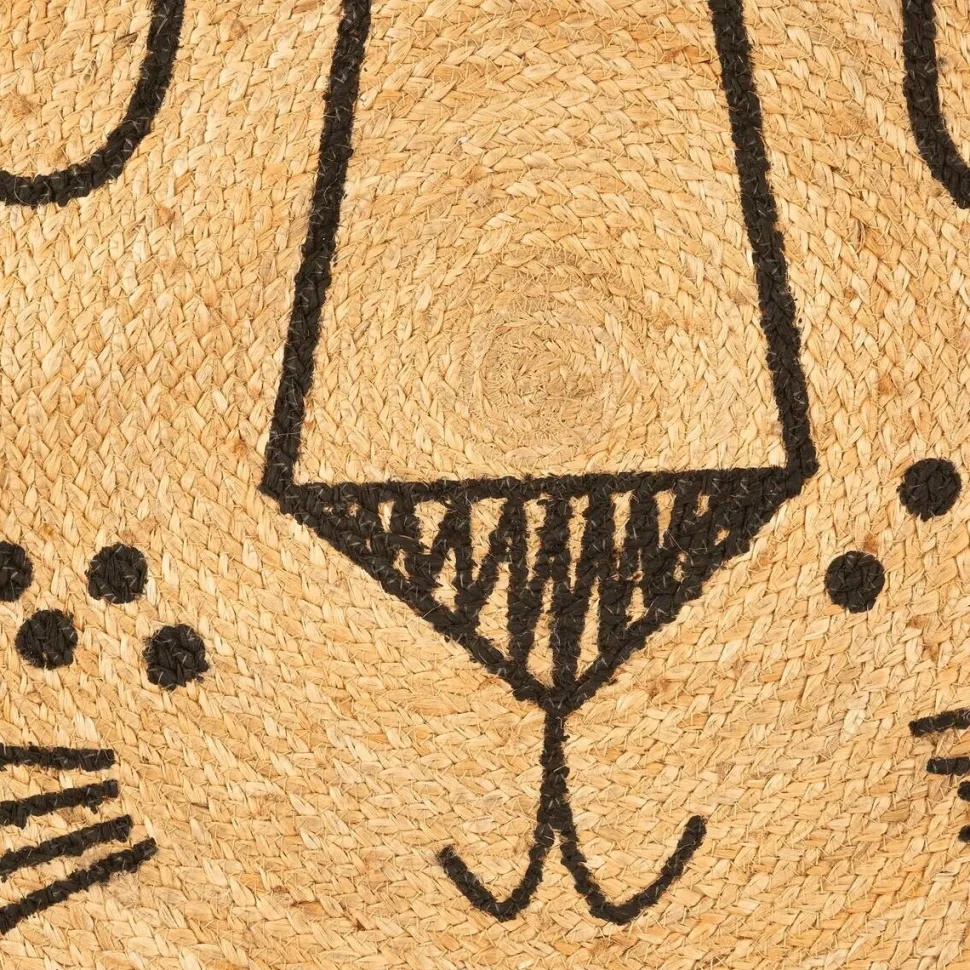 Dywanik dziecięcy Lew z juty 90 cm