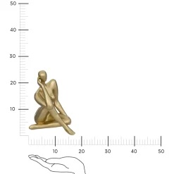 Figurka dekoracyjna Gold Woman 25cm