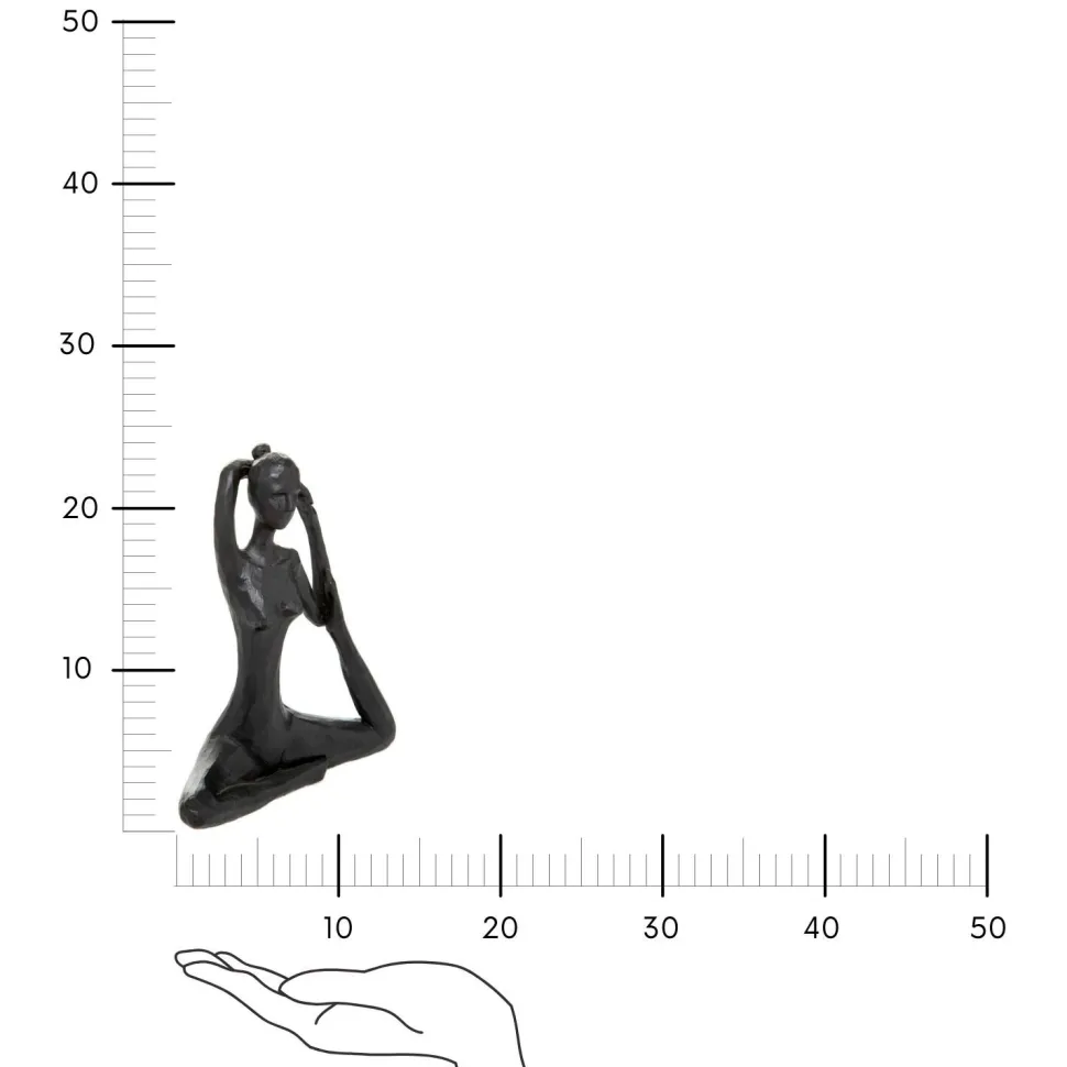 Figurka dekoracyjna Yoga noga wysoko