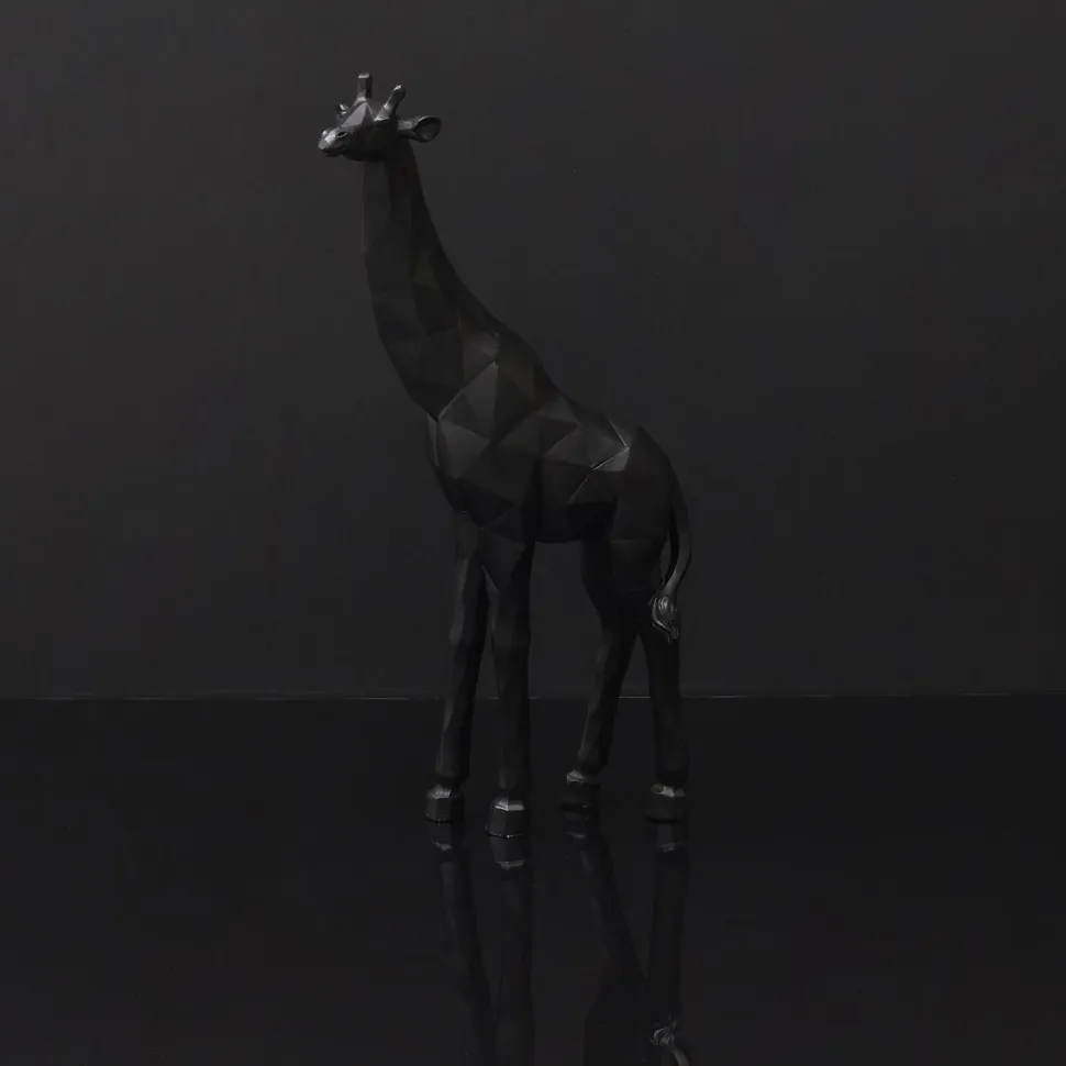 Figurka dekoracyjna Żyrafa 40cm czarna