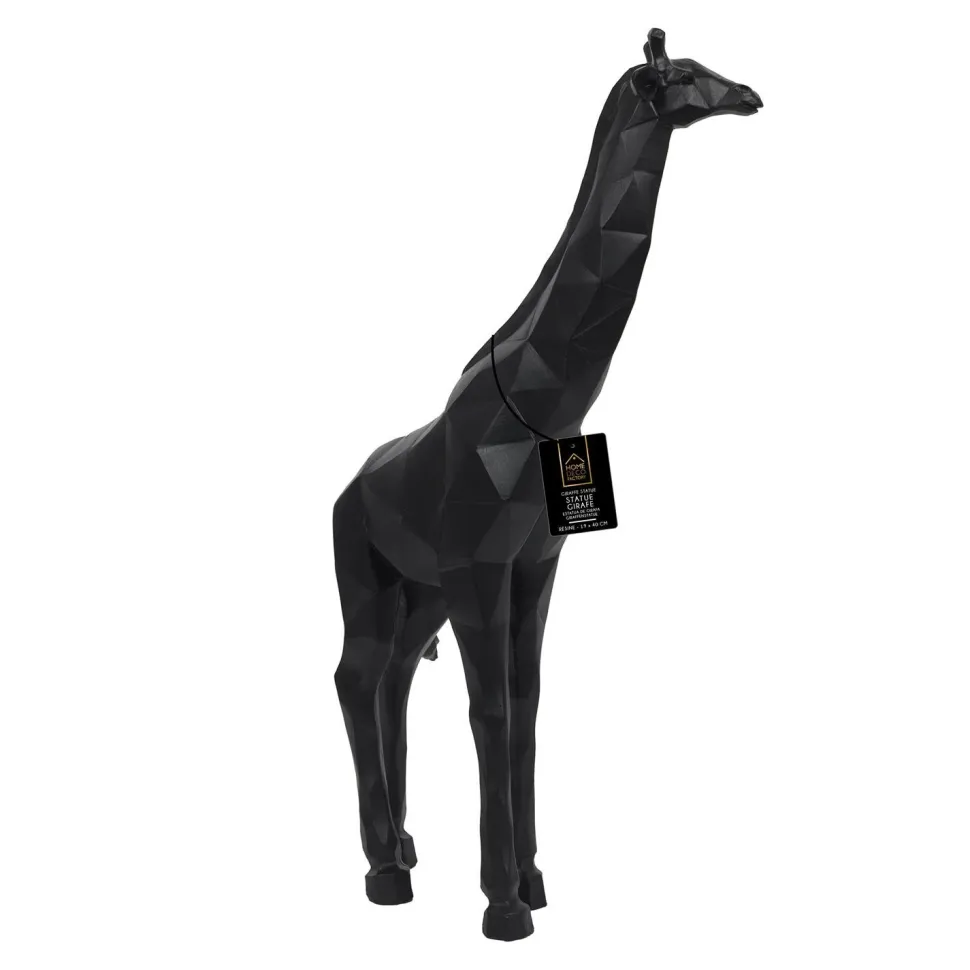 Figurka dekoracyjna Żyrafa 40cm czarna