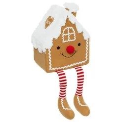 Figurka domek z piernika 43 cm brązowa