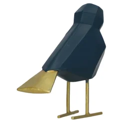 Figurka Origami Bird granatowa
