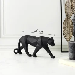 Figurka Pantera Origami czarna 40cm
