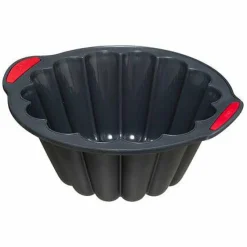 Forma do pieczenia babki 22,7cm           silikonowa szara