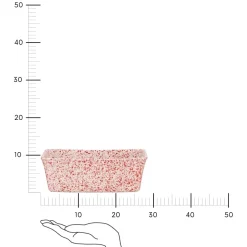 Forma do pieczenia/ keksówka Piedra       biało-czerwone