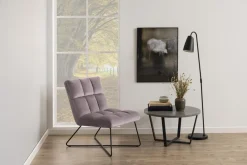 Fotel Alba VIC dusty rose 18 pikowany