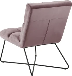Fotel Alba VIC dusty rose 18 pikowany