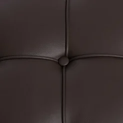 Fotel BA1 skóra naturalna brązowa inspirowany Barcelona