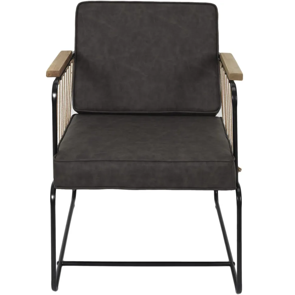 Fotel Benson brązowy