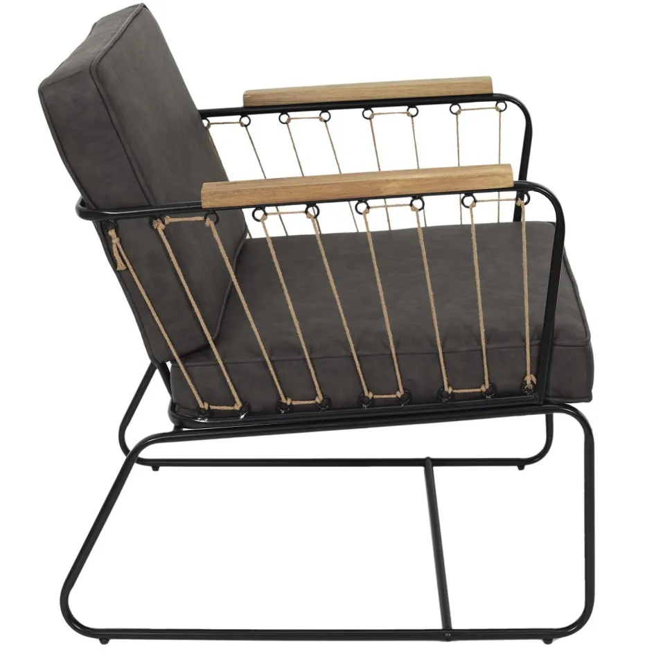 Fotel Benson brązowy