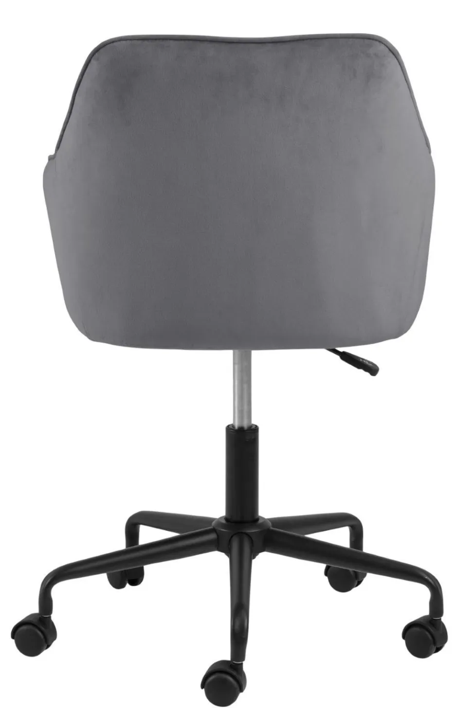 Fotel biurowy Brooke VIC szary jasny welwetowy