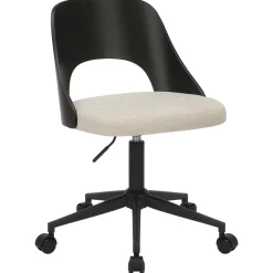 Fotel biurowy Lucy czarny/ beżowy Apia 453
