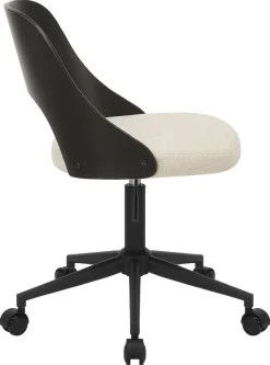 Fotel biurowy Lucy czarny/ beżowy Apia  453