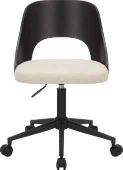 Fotel biurowy Lucy czarny/ beżowy Apia  453