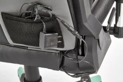 Fotel biurowy Space szary/fiolet