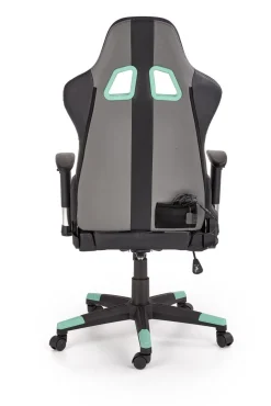 Fotel biurowy Space szary/fiolet