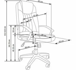 Fotel biurowy Velt szary